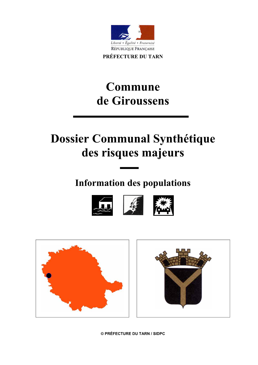 Commune De Giroussens Dossier Communal Synthétique Des Risques