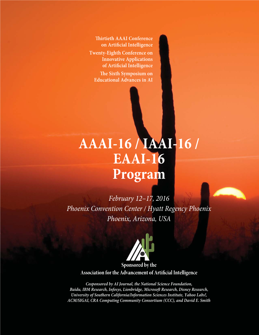 AAAI-16 / IAAI-16 / EAAI-16 Program