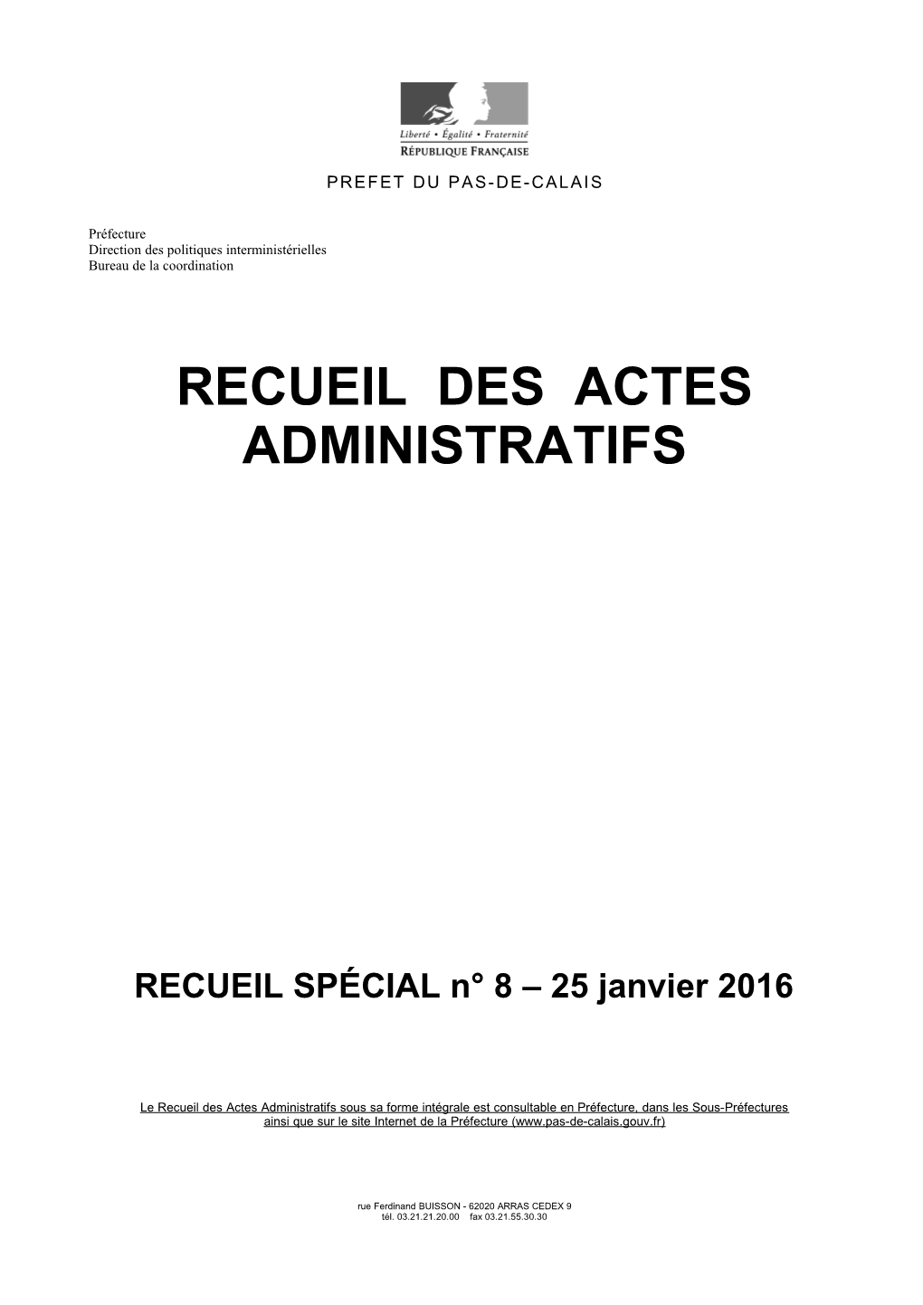 Direction Des Actions Et De La Coordination Interministerielles