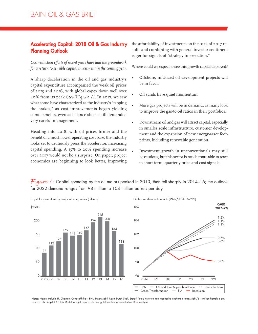 Bain Oil & Gas Brief