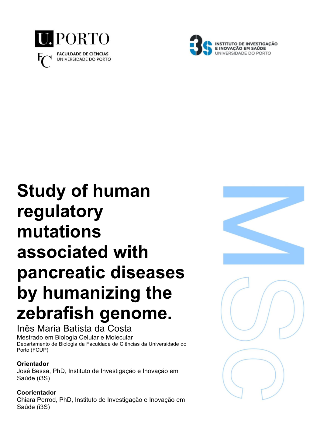 Study of Human Regulatory Mutations Associated with Pancreatic Diseases