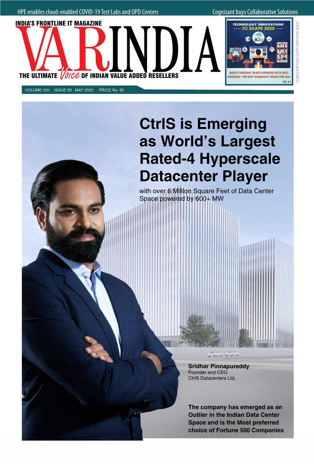 Ctrls Is Emerging As World's Largest Rated-4 Hyperscale Datacenter Player