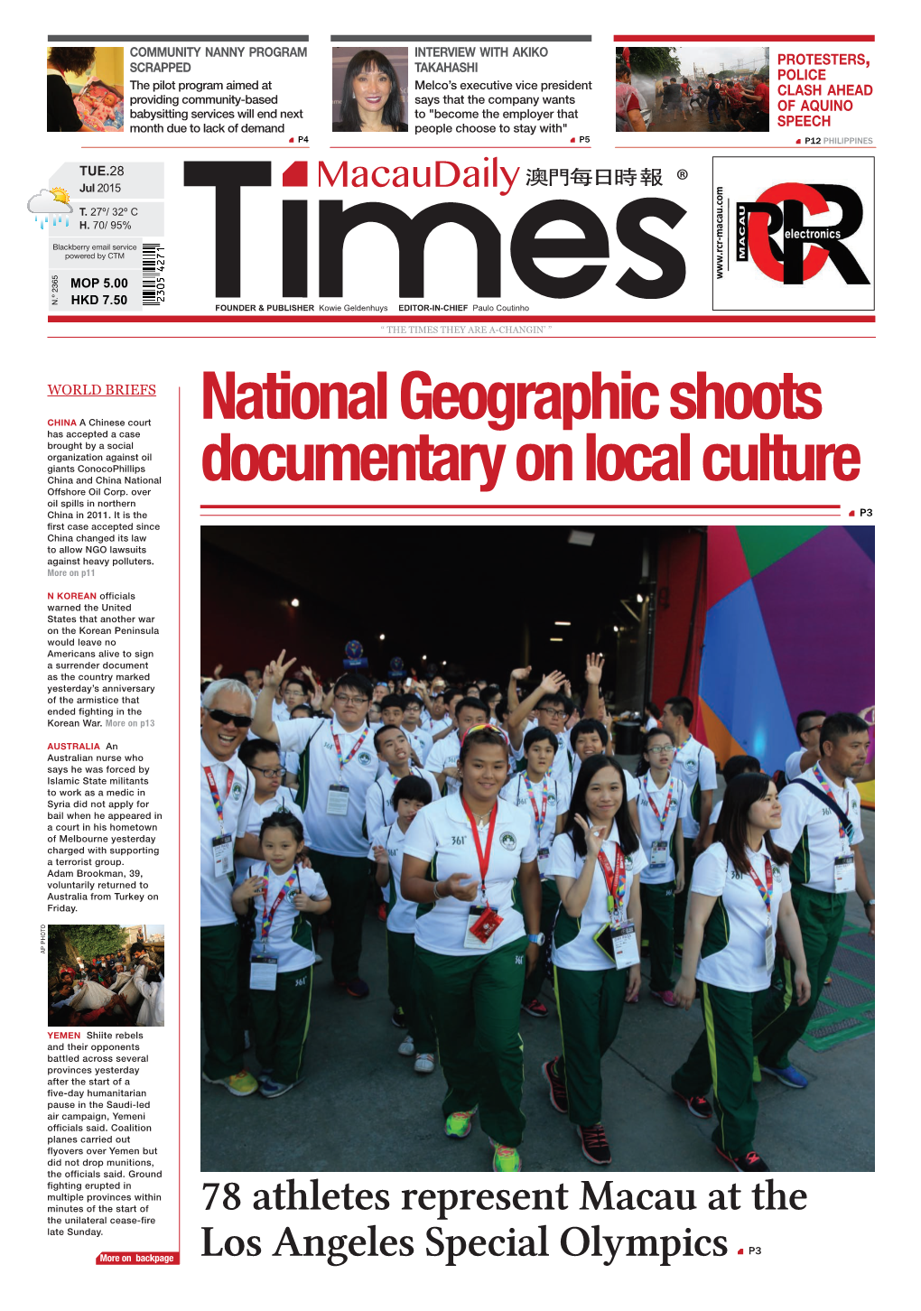 National Geographic Shoots Documentary on Local Culture