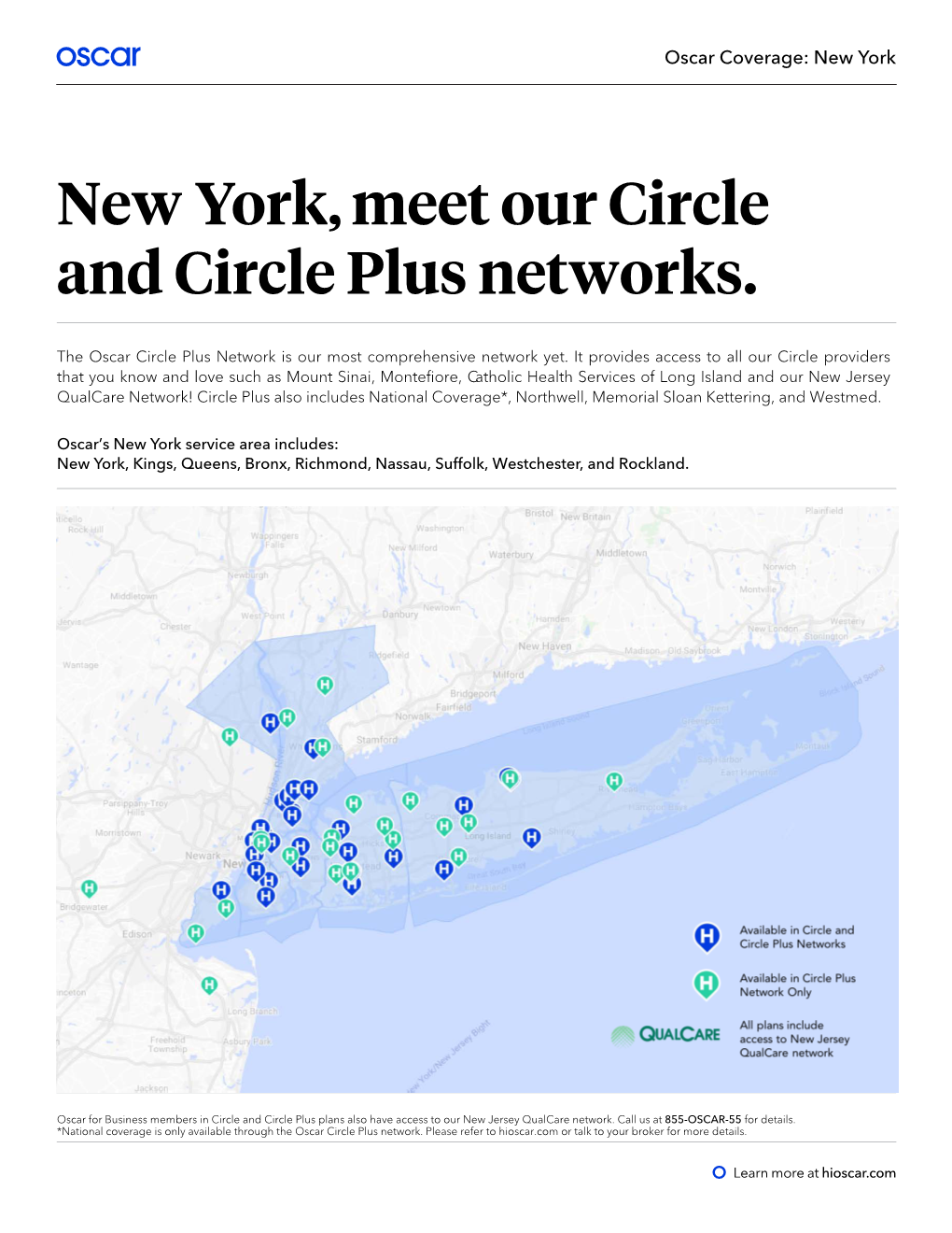 New York, Meet Our Circle and Circle Plus Networks