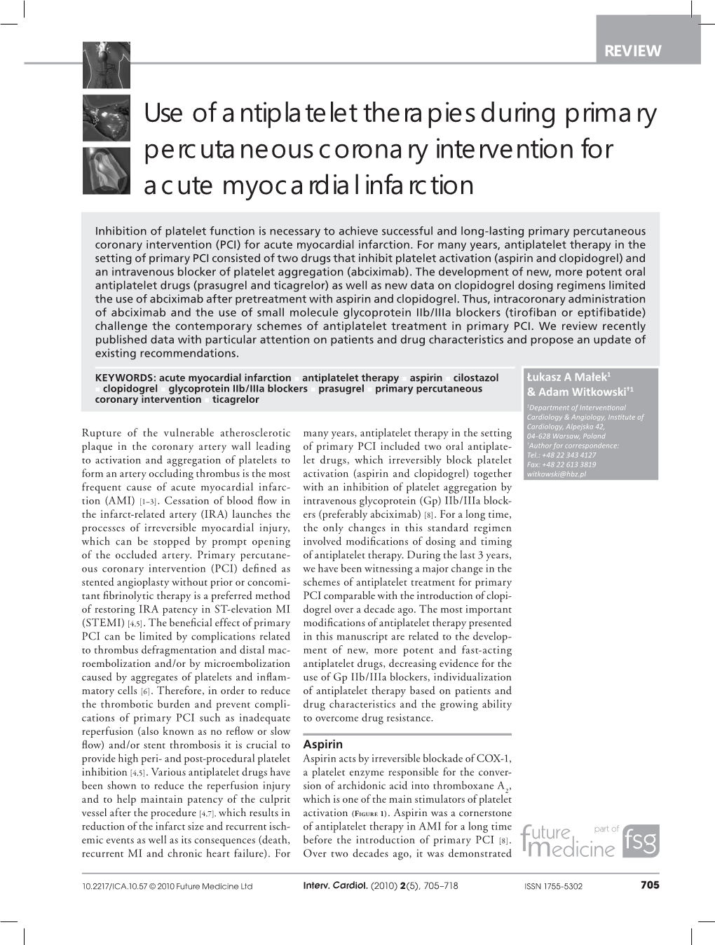 Use of Antiplatelet Therapies During Primary Percutaneous Coronary Intervention for Acute Myocardial Infarction