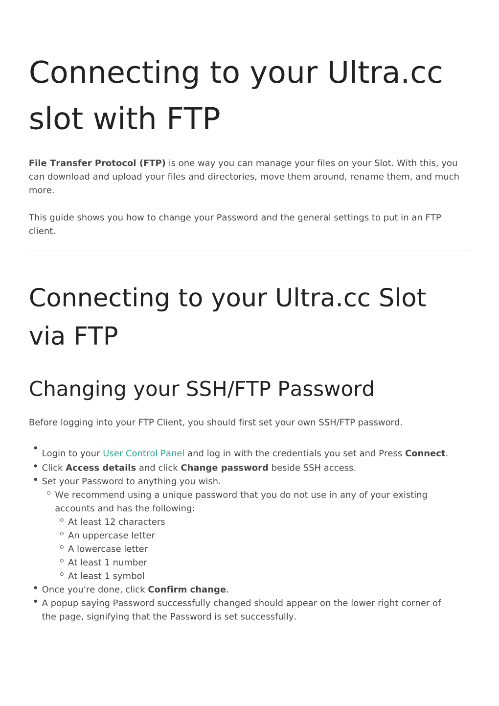 Connecting to Your Ultra.Cc Slot with FTP