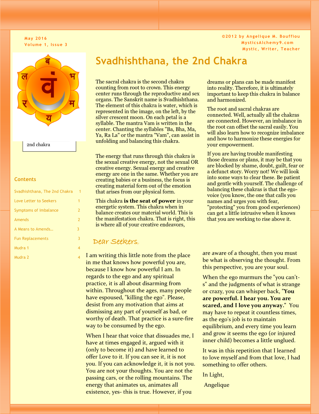 Sacral Chakra