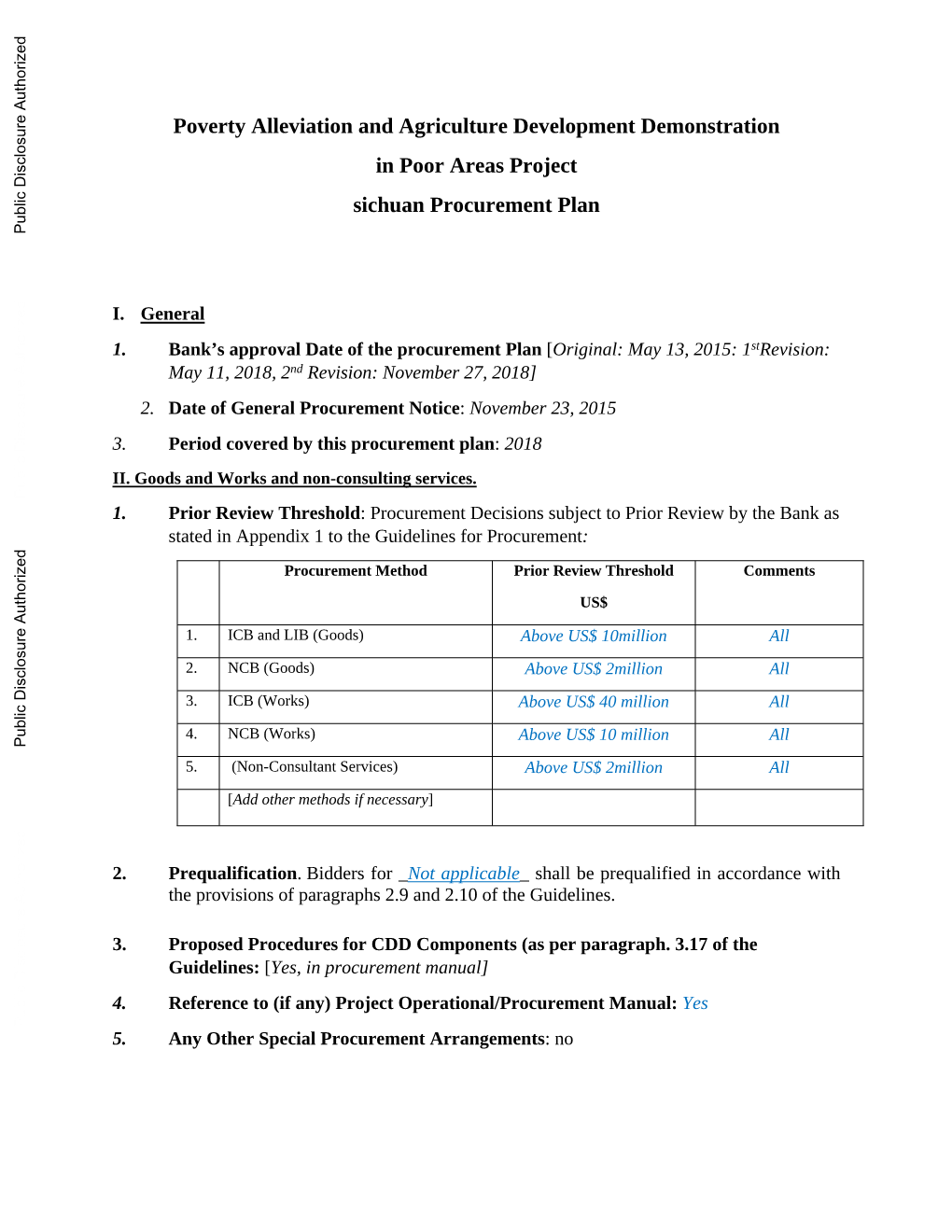 World Bank Document