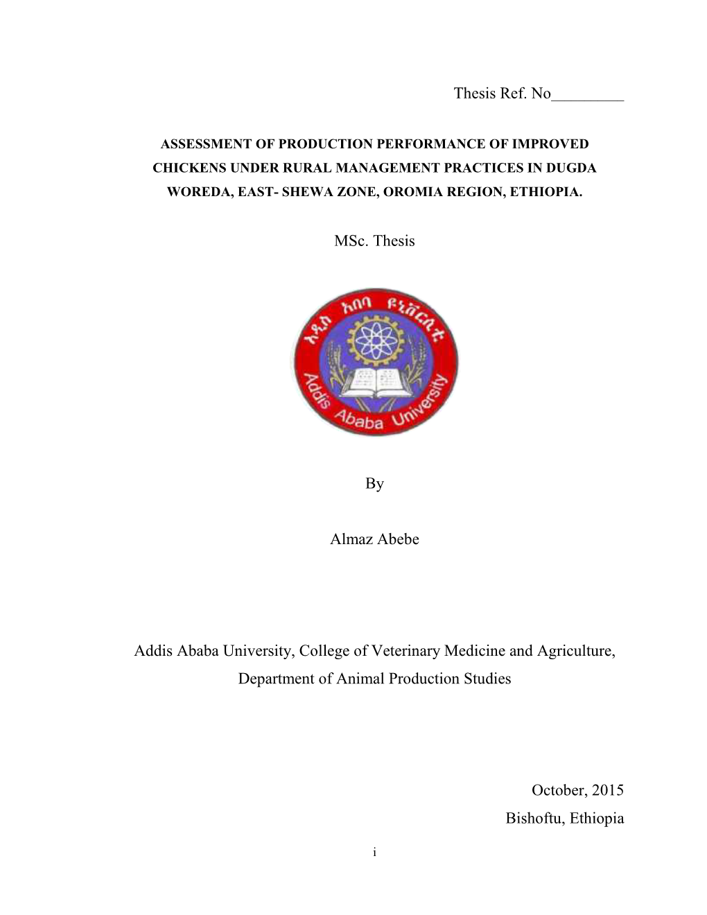 Thesis Ref. No___Msc. Thesis by Almaz Abebe Addis