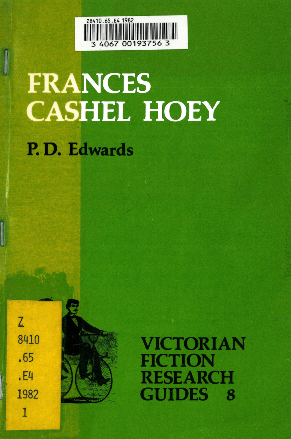 Frances Cashel Hoey, 1830-1908: a Bibliography