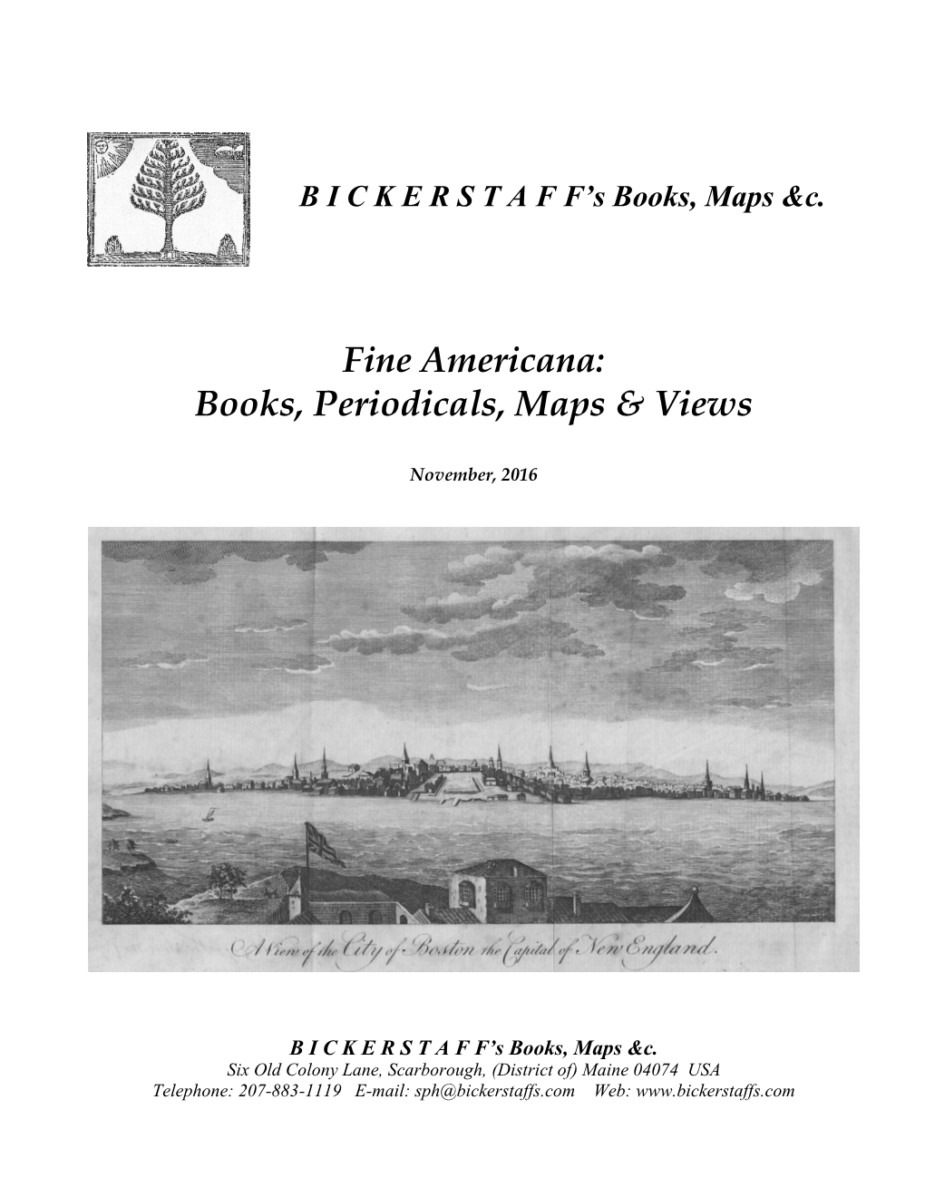 B I C K E R S T a F F's Books, Maps &C