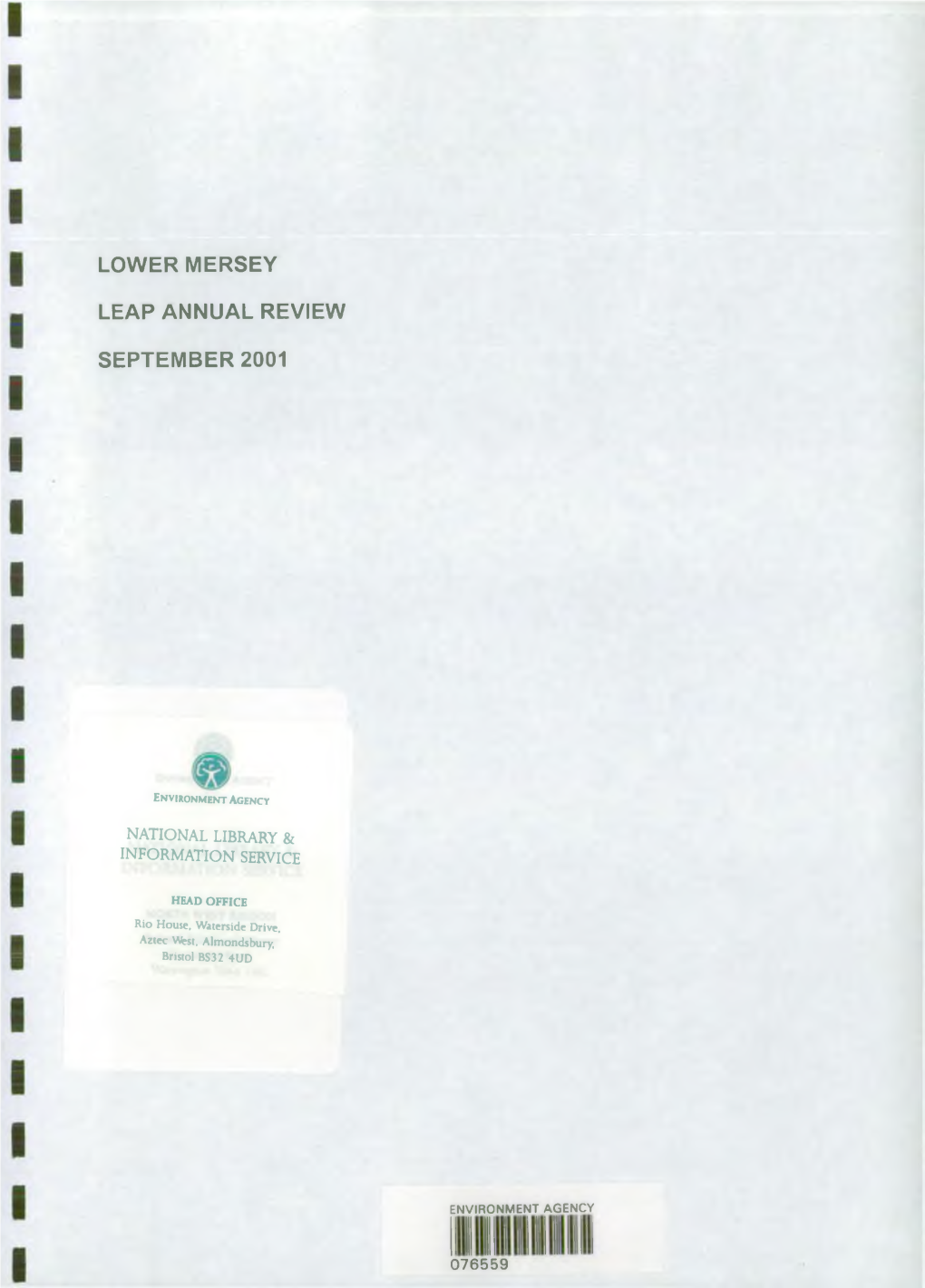 Lower Mersey Leap Annual Review September 2001