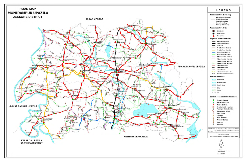 Inventory of LGED Road Network, March 2005, Bangladesh