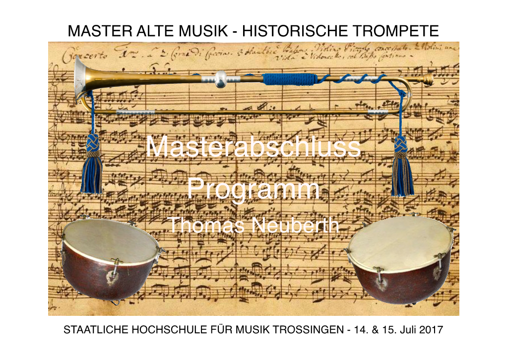 Abschlussprogramm Master Heft