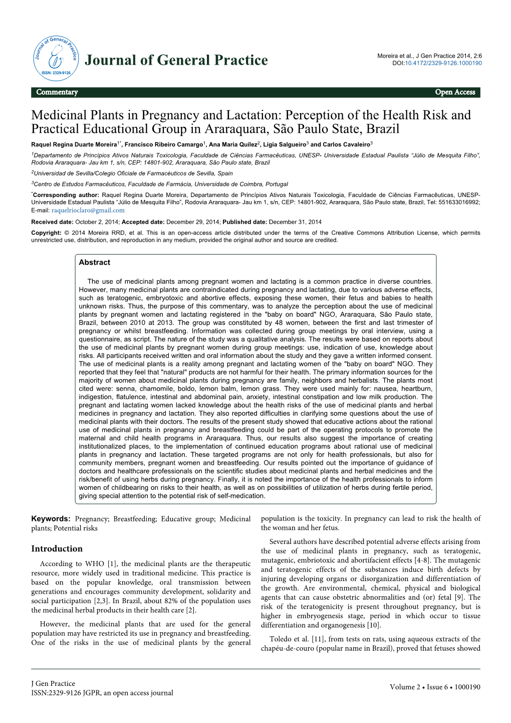 Medicinal Plants in Pregnancy and Lactation