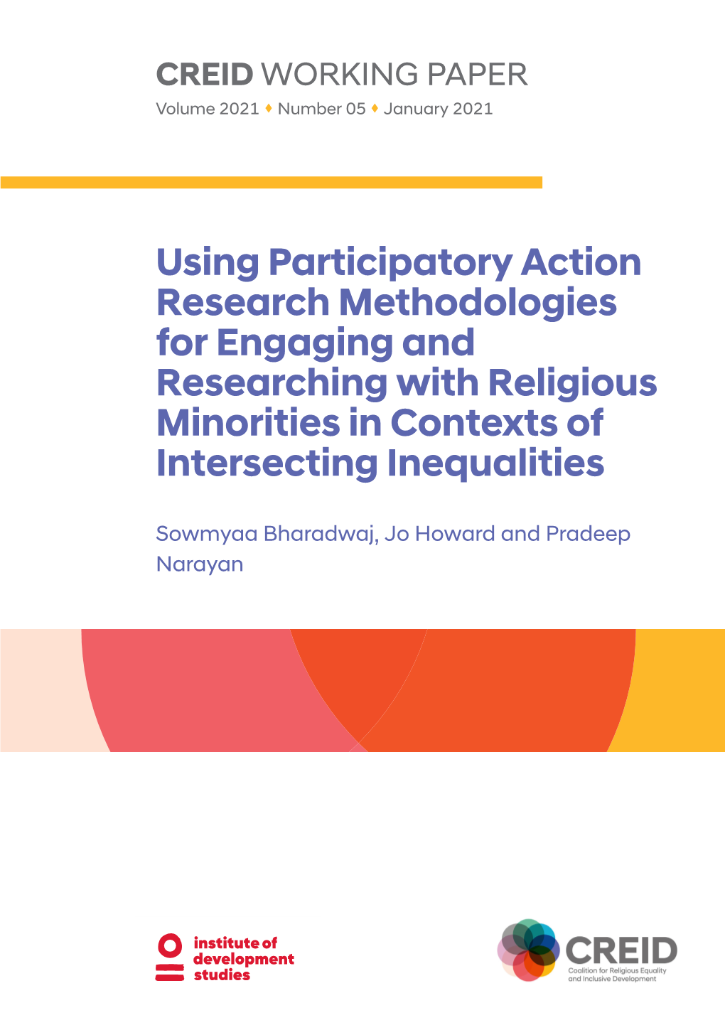 Using Participatory Action Research Methodologies for Engaging and Researching with Religious Minorities in Contexts of Intersecting Inequalities