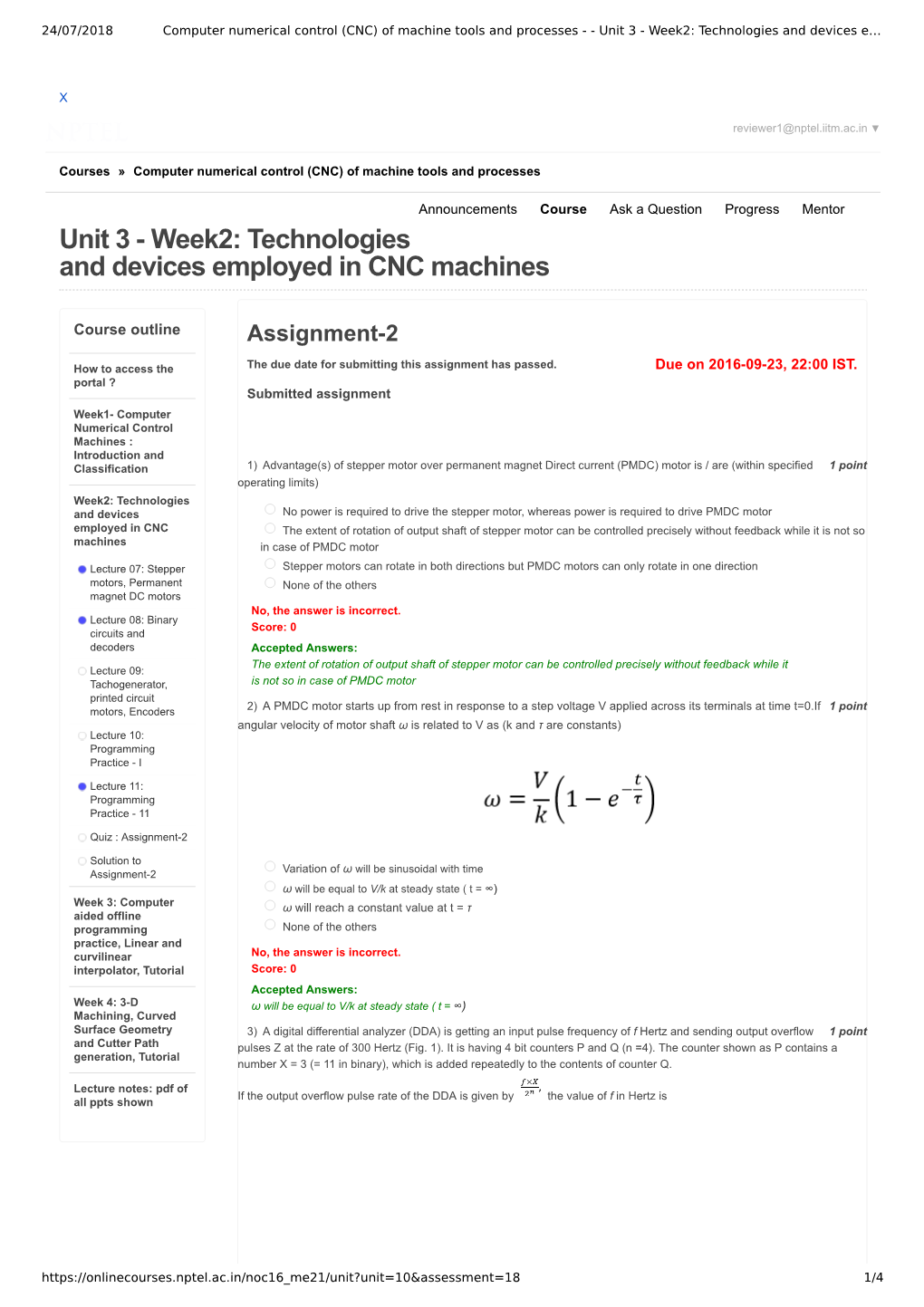 Week2: Technologies and Devices Employed in CNC Machines