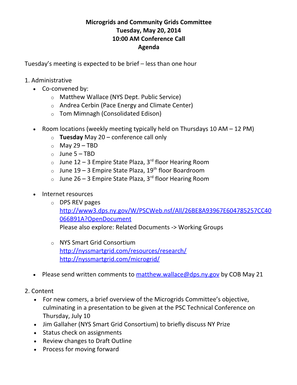 Microgrids and Community Grids Committee