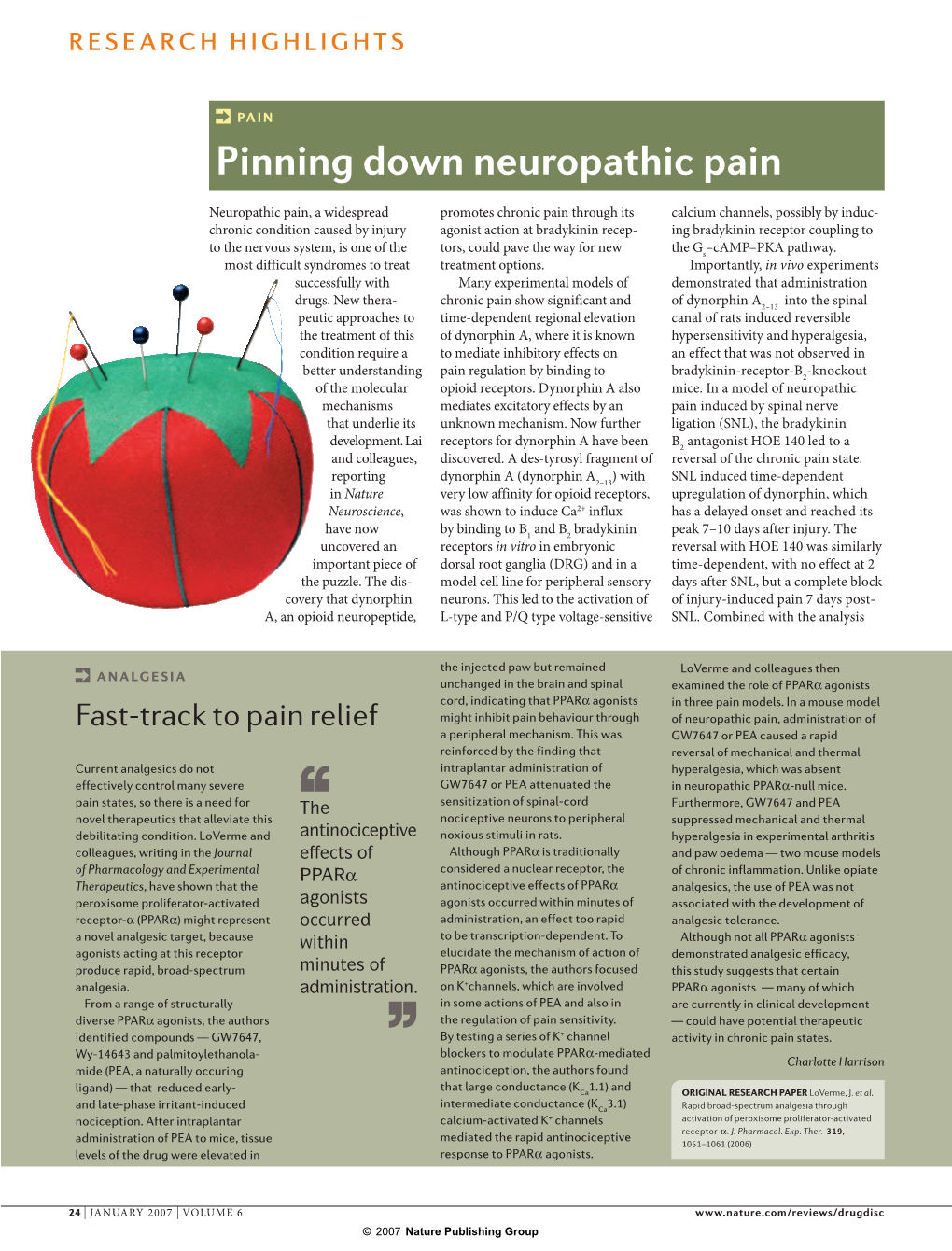 Pinning Down Neuropathic Pain