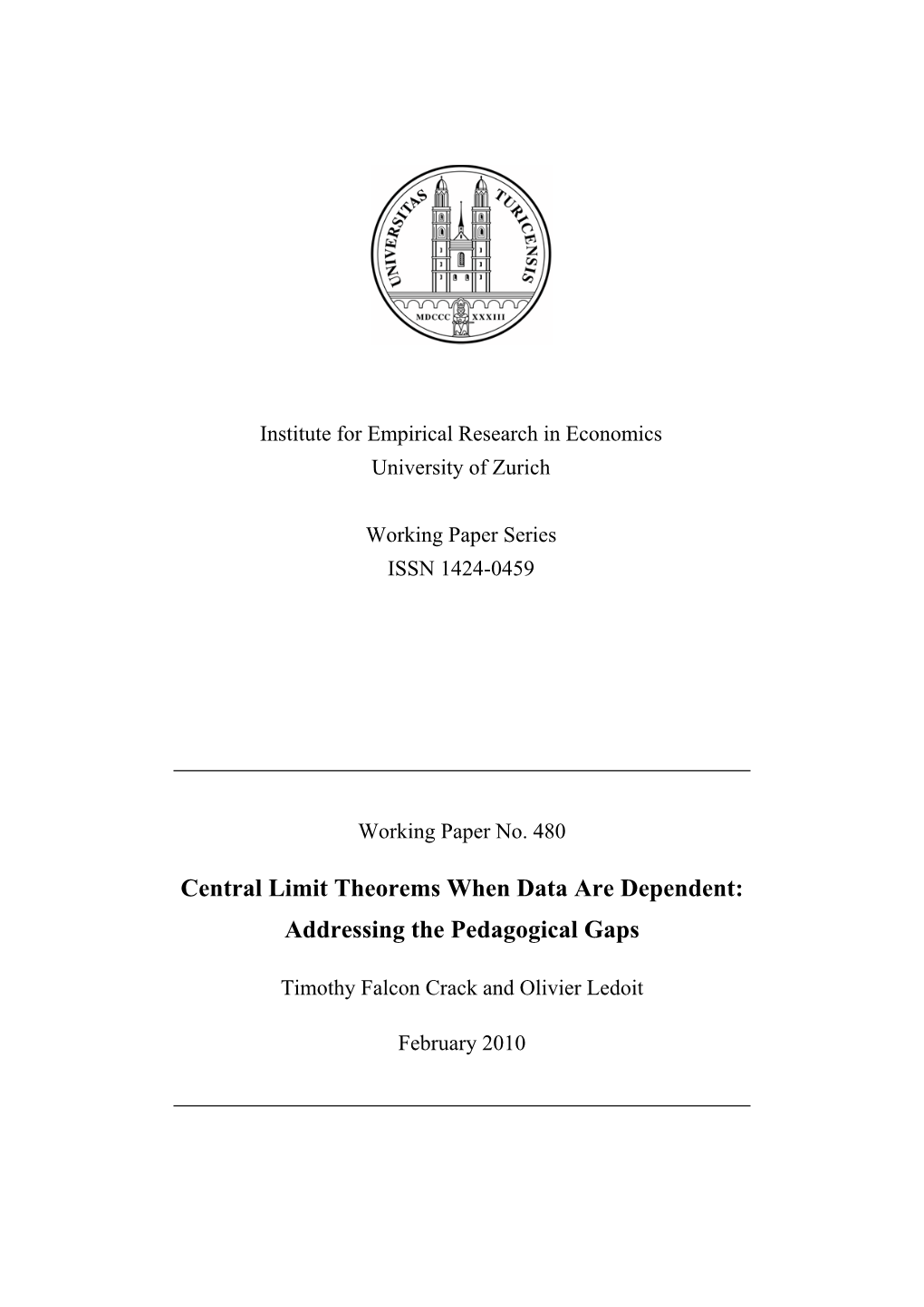 Central Limit Theorems When Data Are Dependent: Addressing the Pedagogical Gaps