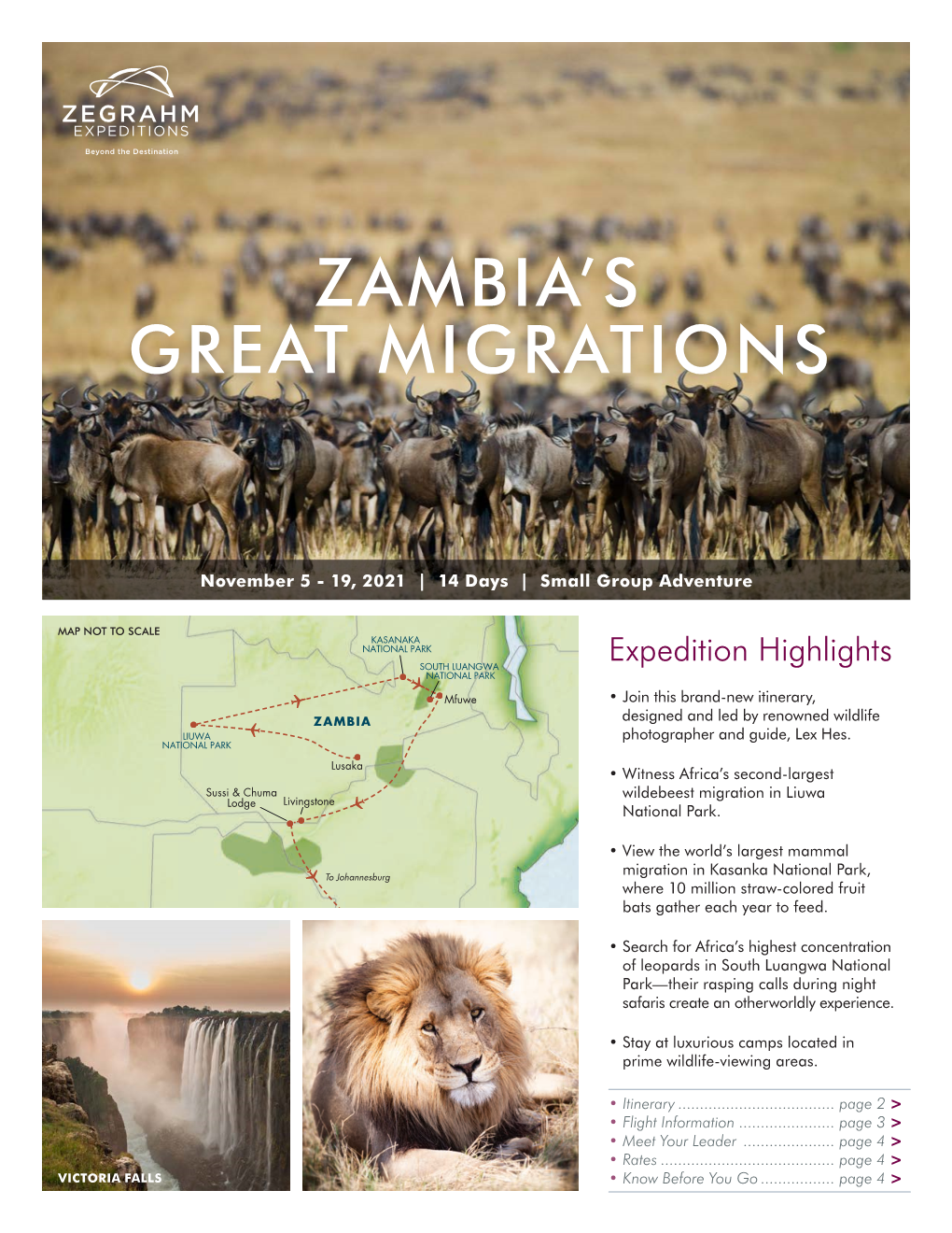 Zambia's Great Migrations