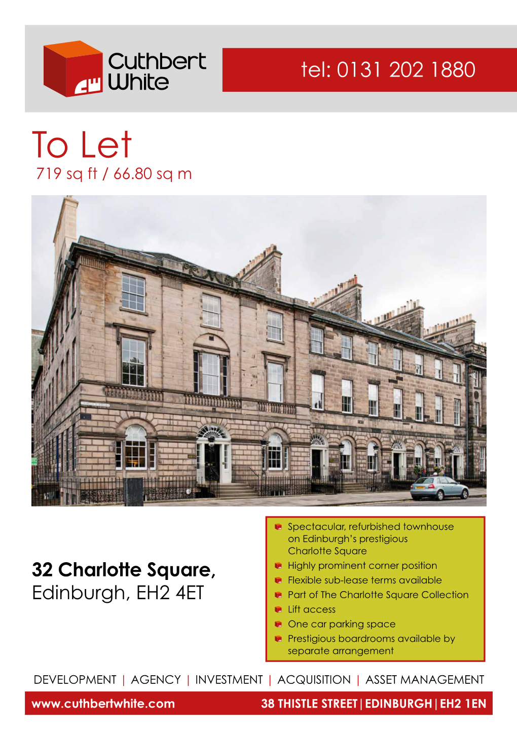 To Let 719 Sq Ft / 66.80 Sq M