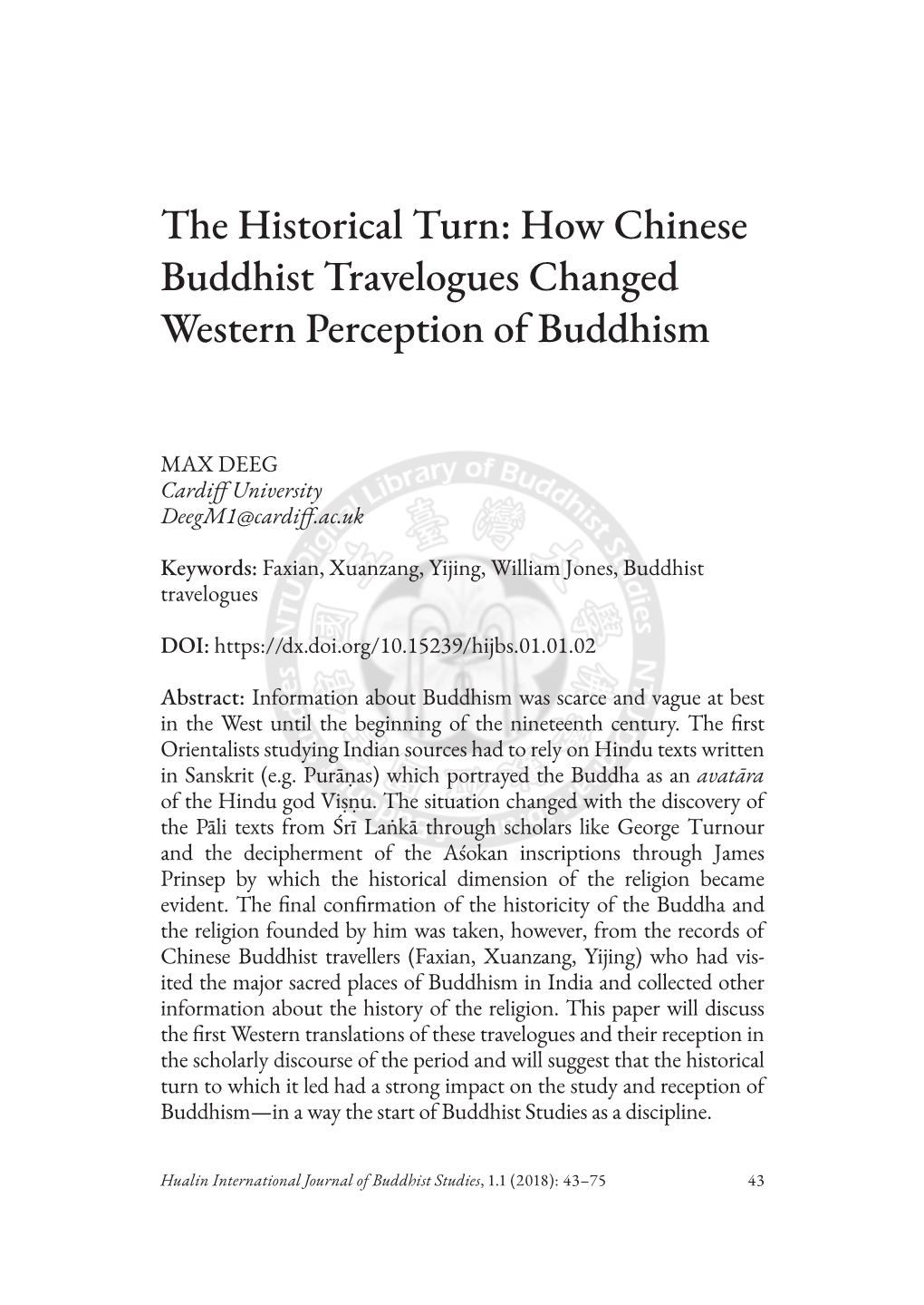 How Chinese Buddhist Travelogues Changed Western Perception of Buddhism