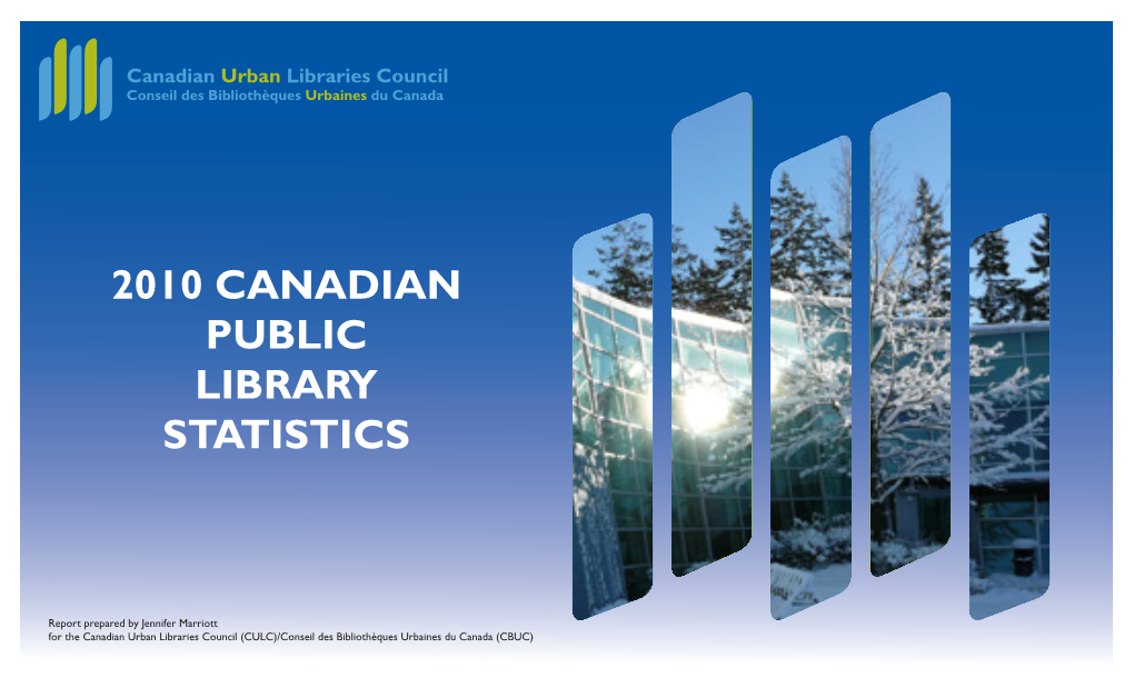 2010 Canadian Public Library Statistics
