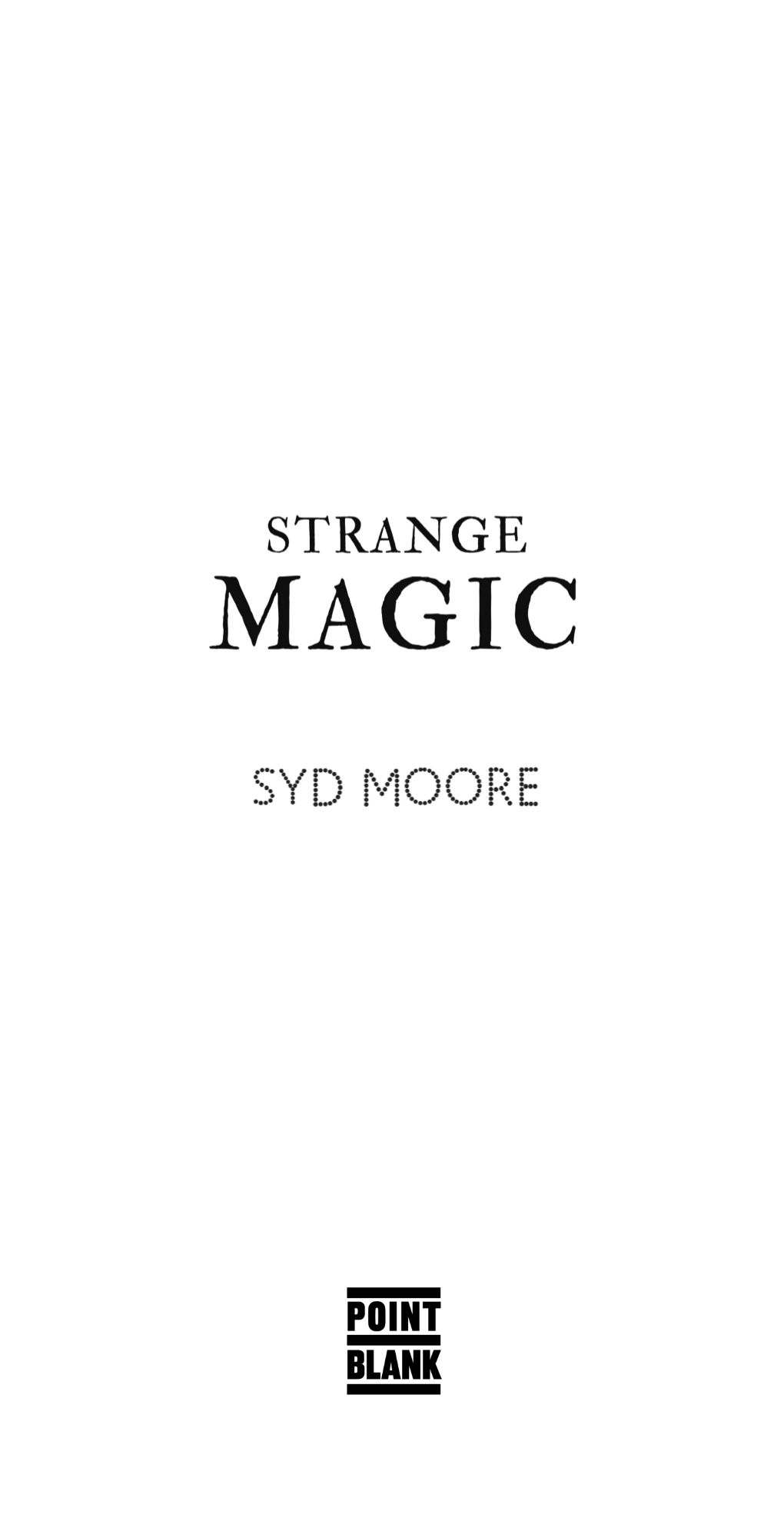 9781786070982 Strange Magic