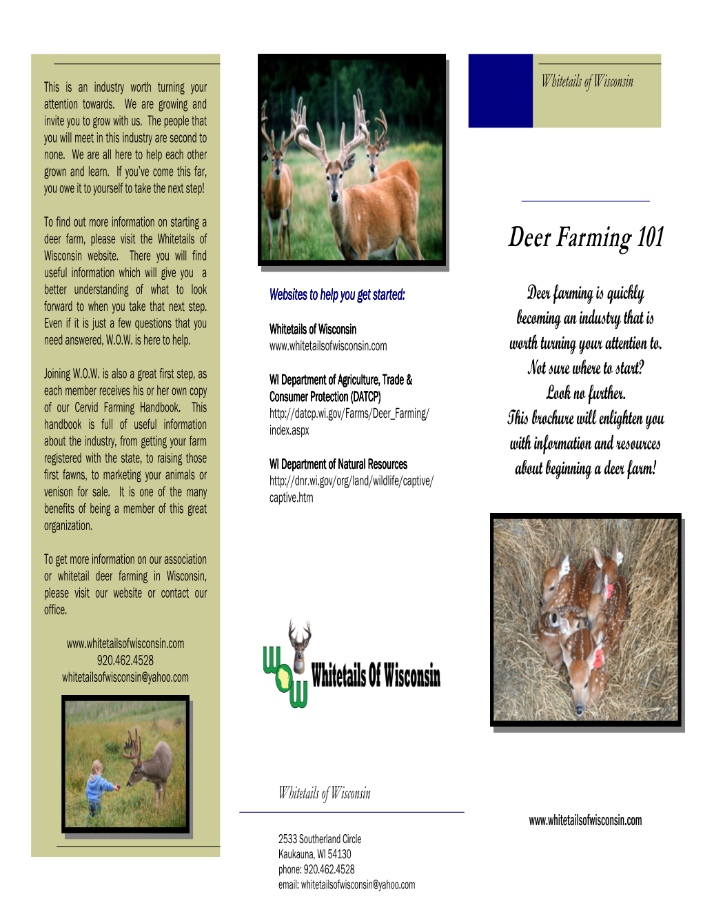 Deer Farming 101 Brochure.Pub