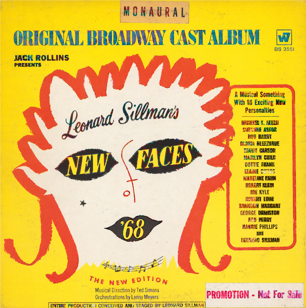 Leonard Sillman's New Faces of 1968