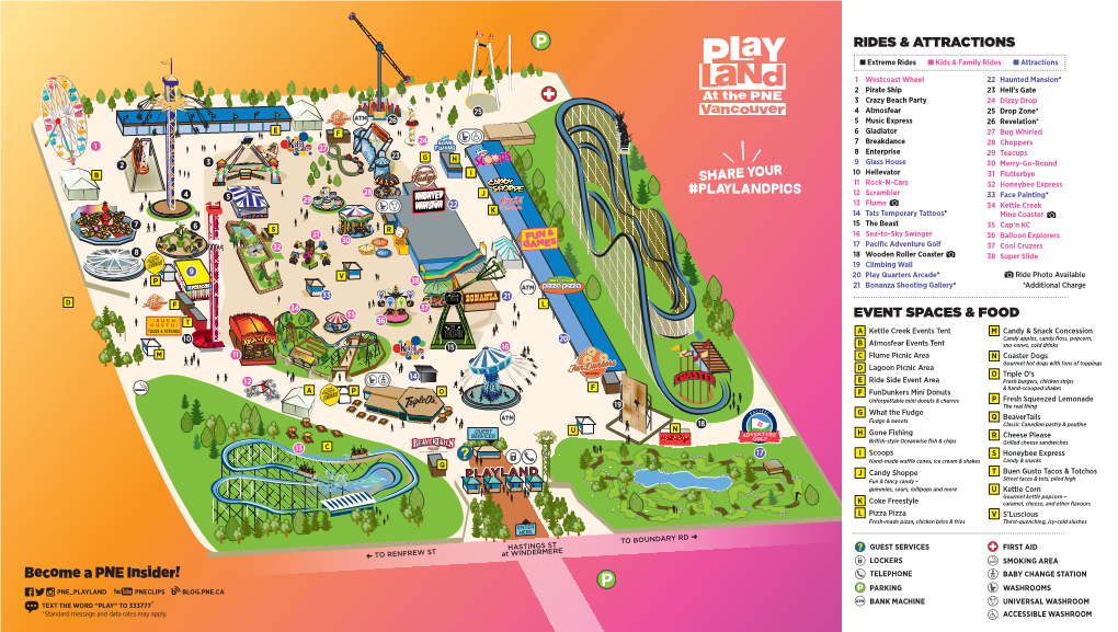 Map of Playland