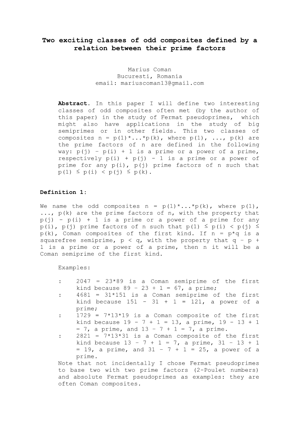 A Clasification of Known Root Prime-Generating