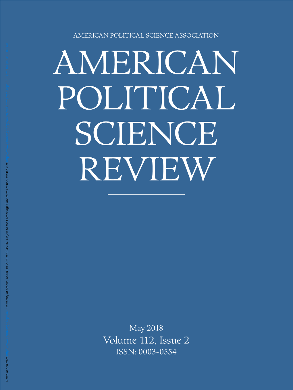 American Political Science Review