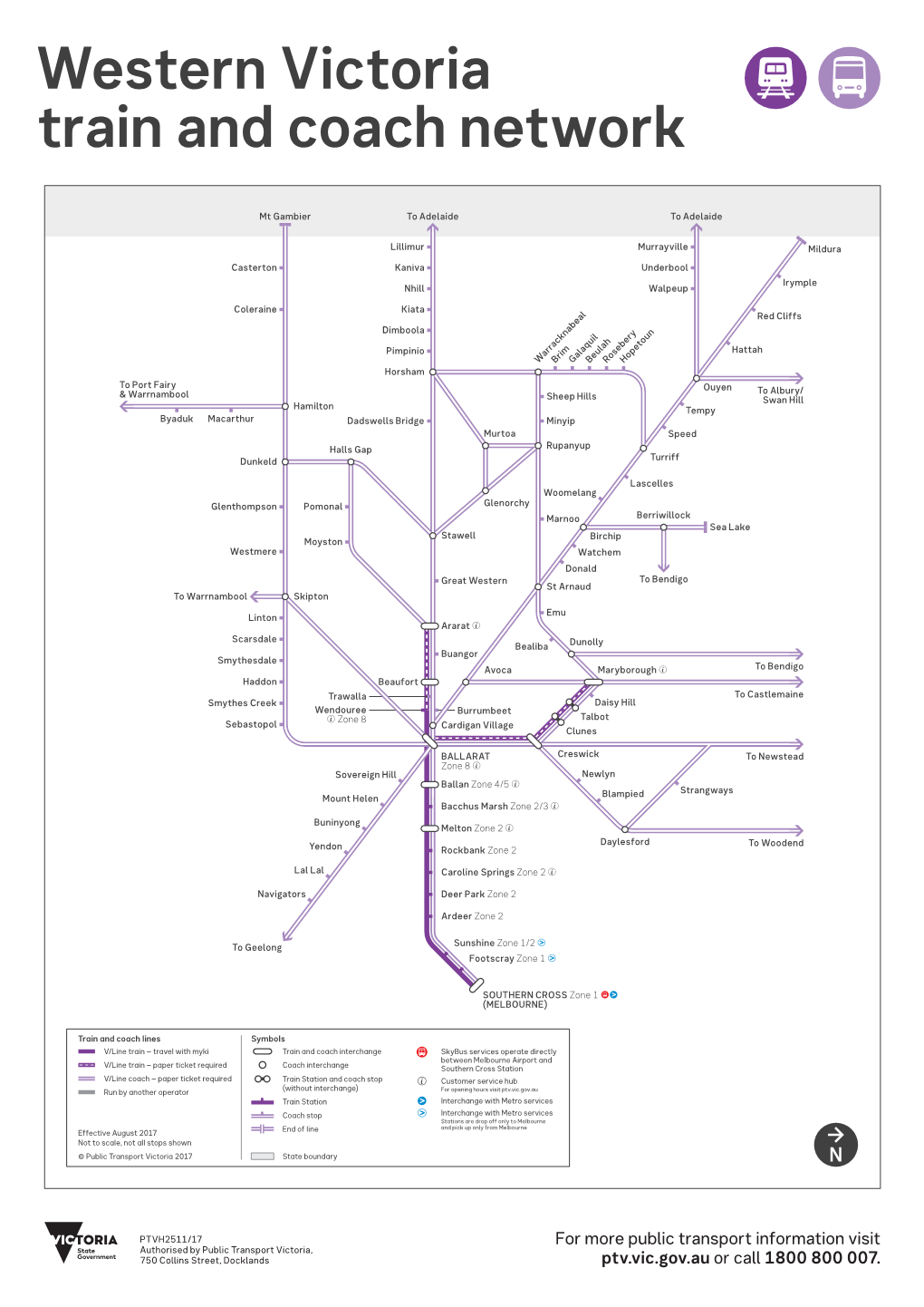 Western Victoria Train and Coach Network