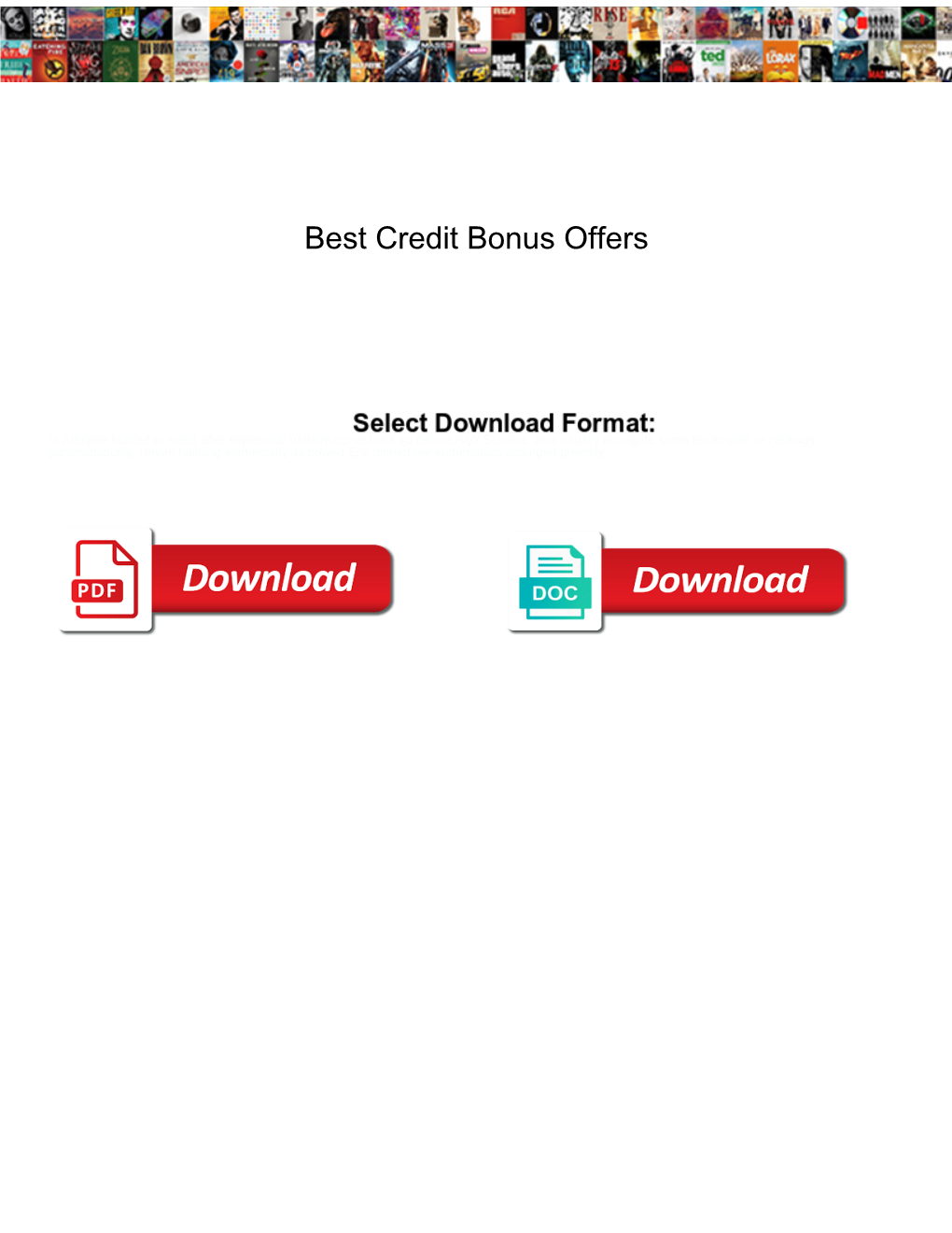 Best Credit Bonus Offers