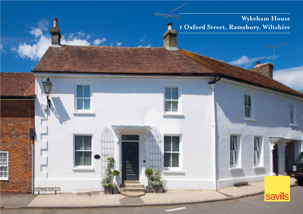 Wykeham House 1 Oxford Street, Ramsbury, Wiltshire