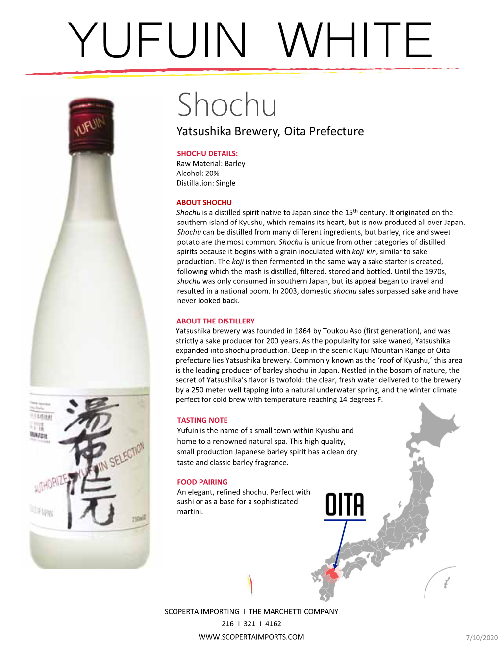 Yufuin Shochu