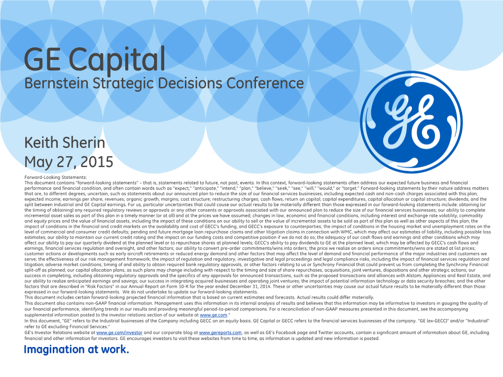 GE Capital Overview