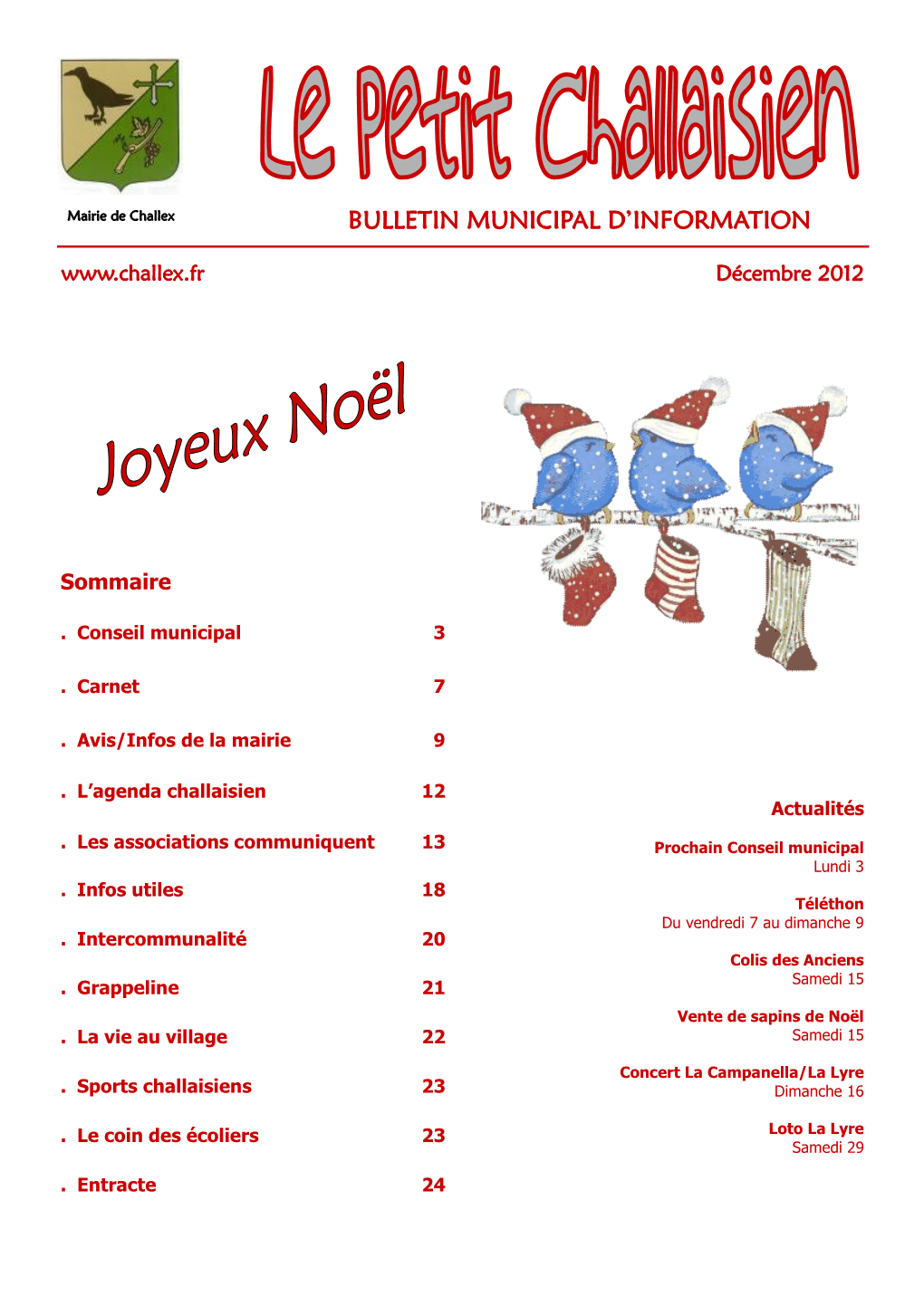 Bulletin Municipal D'information