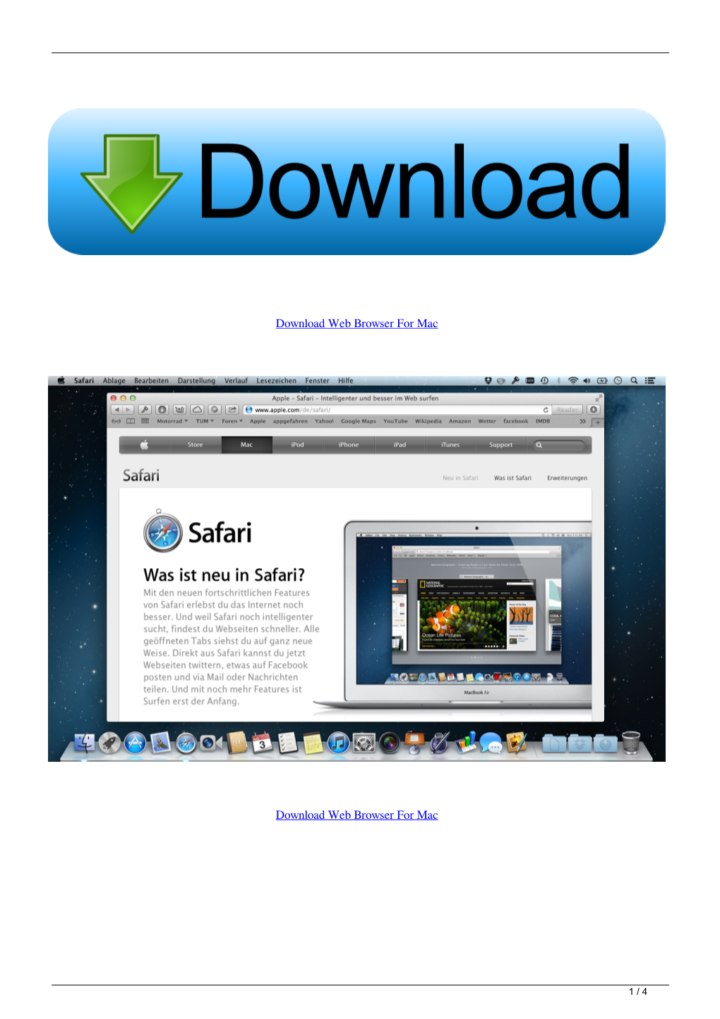 Download Web Browser for Mac