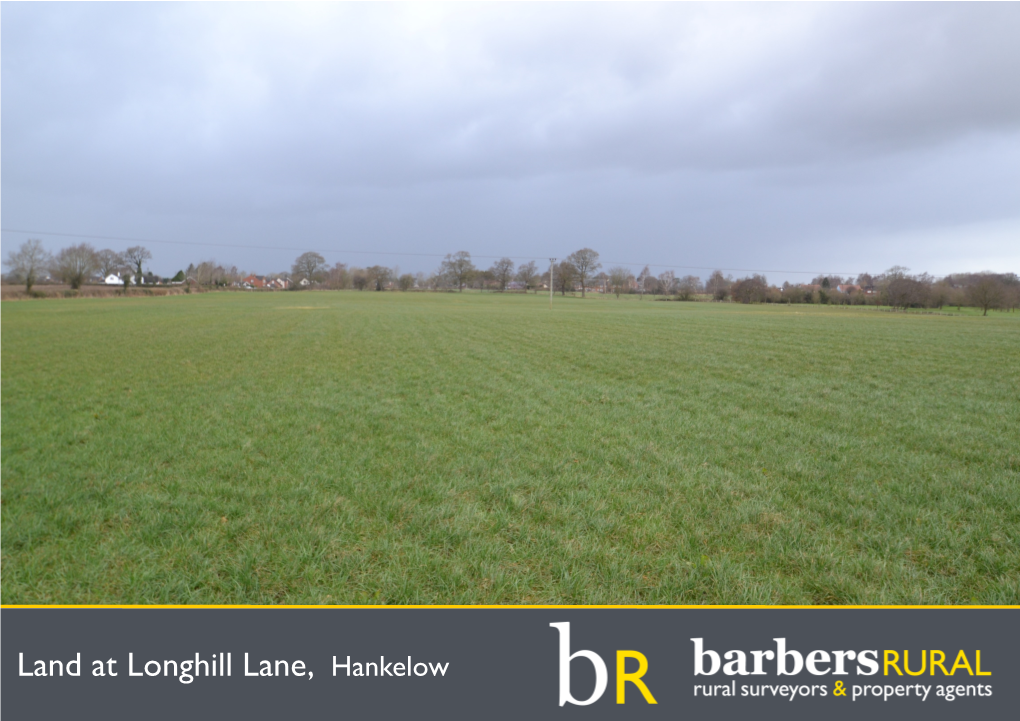 Land at Longhill Lane, Hankelow