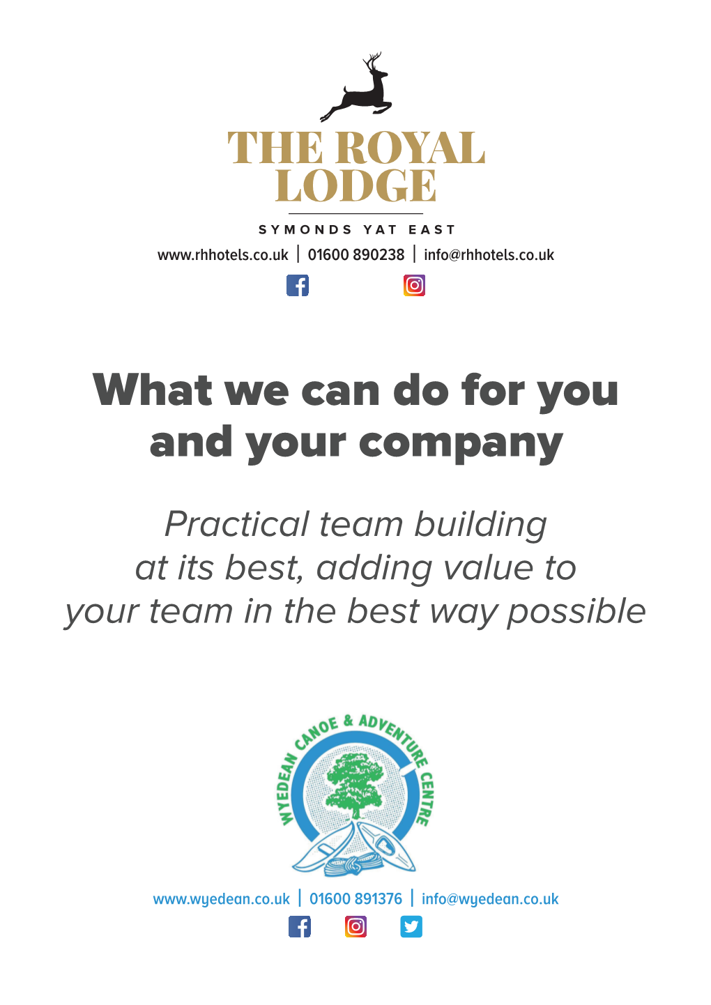 What We Can Do for You and Your Company Practical Team Building at Its Best, Adding Value to Your Team in the Best Way Possible