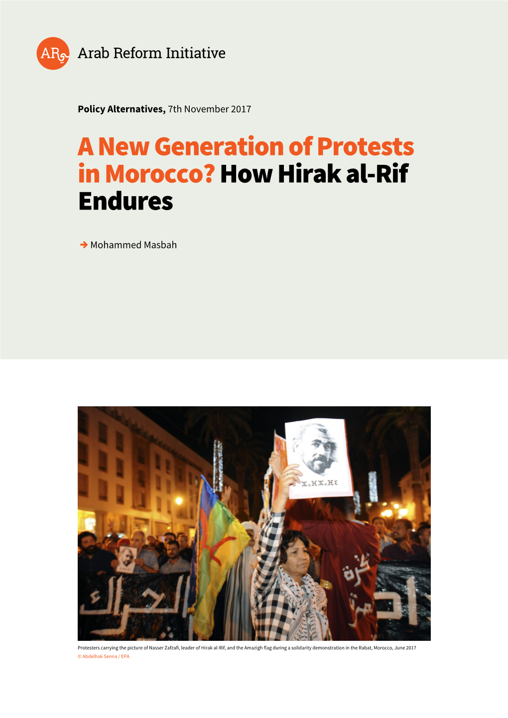 A New Generation of Protests in Morocco? How Hirak Al-Rif Endures