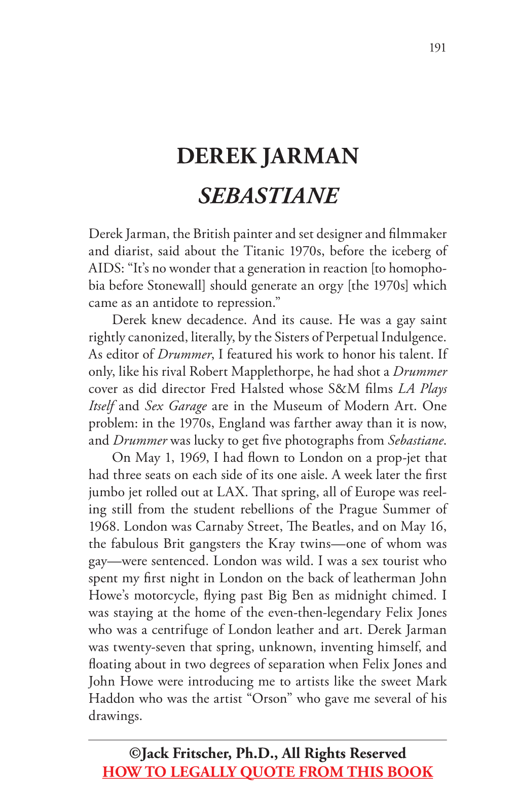 Derek Jarman Sebastiane