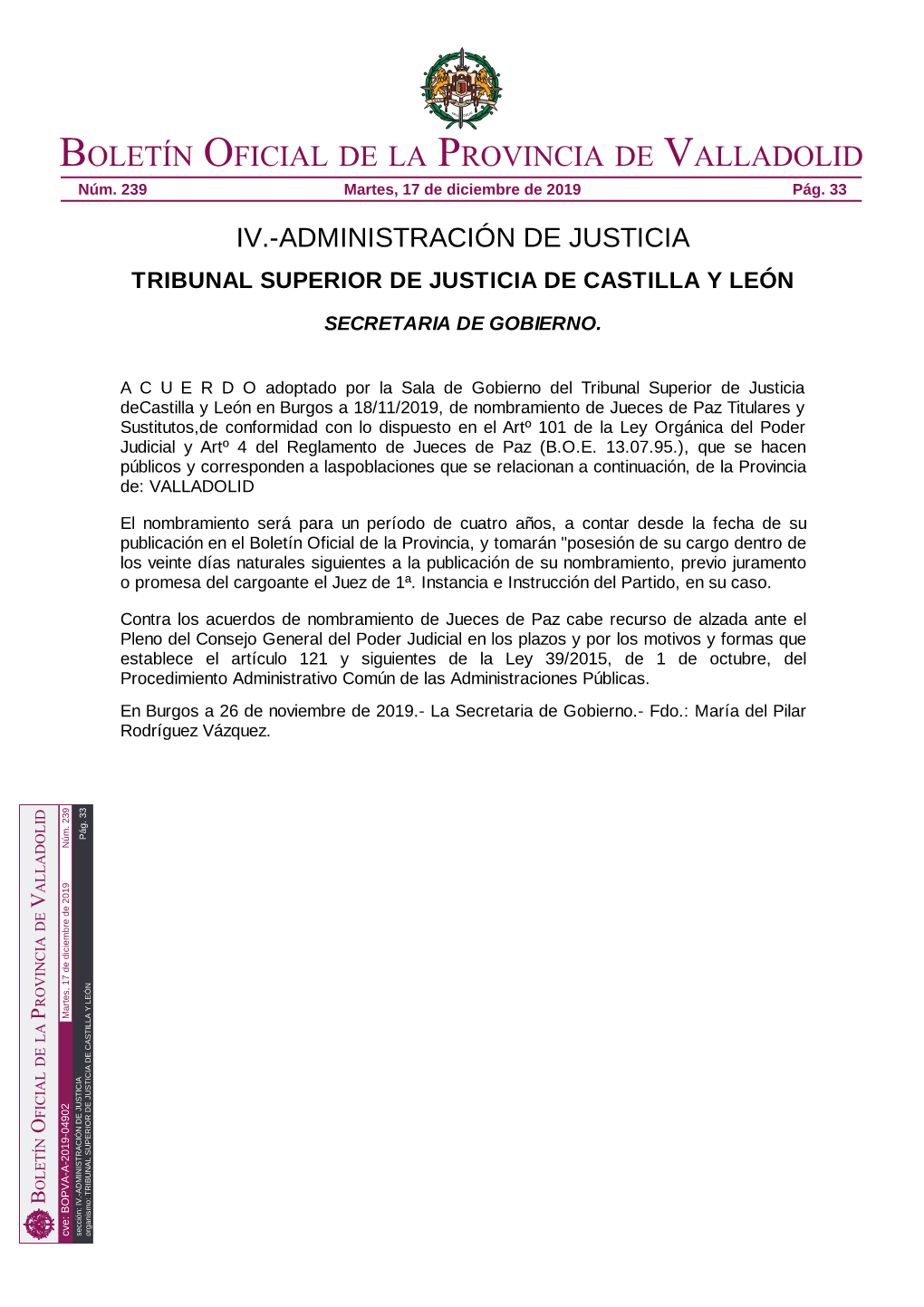 Tribunal Superior De Justicia De Castilla Y León