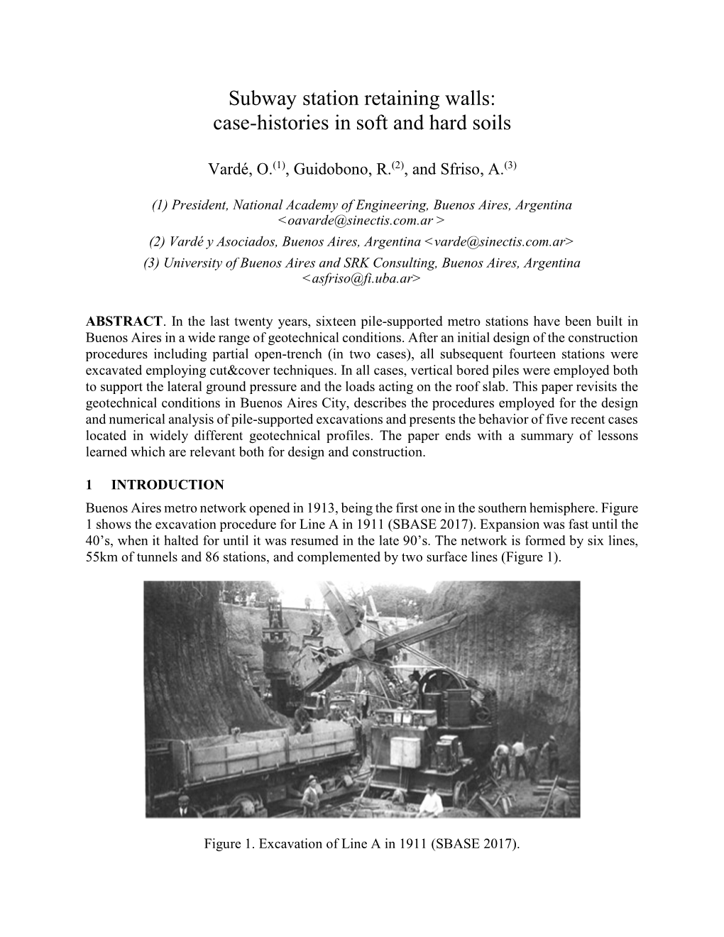 Subway Station Retaining Walls: Case-Histories in Soft and Hard Soils