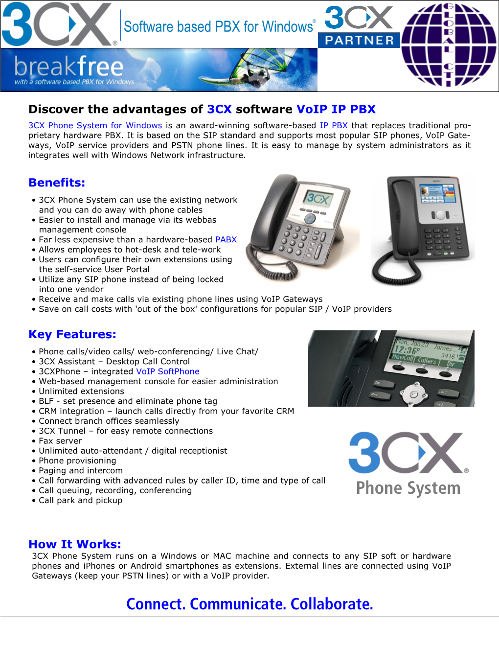 Phone System for Windows Is an Award-Winning Software-Based IP PBX That Replaces Traditional Pro- Prietary Hardware PBX