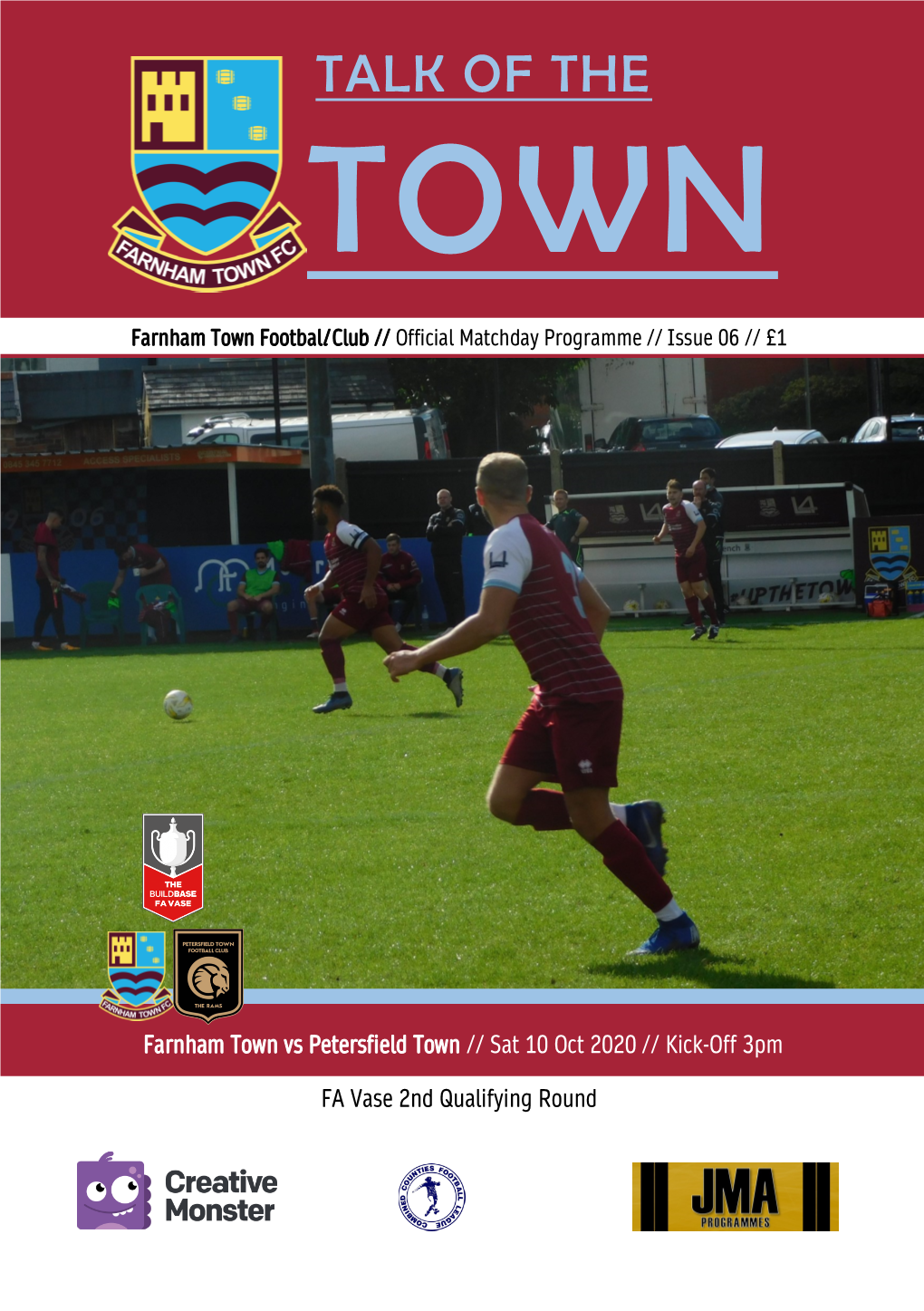 10/10/2020 Vs Petersfield Town FC – FA Vase