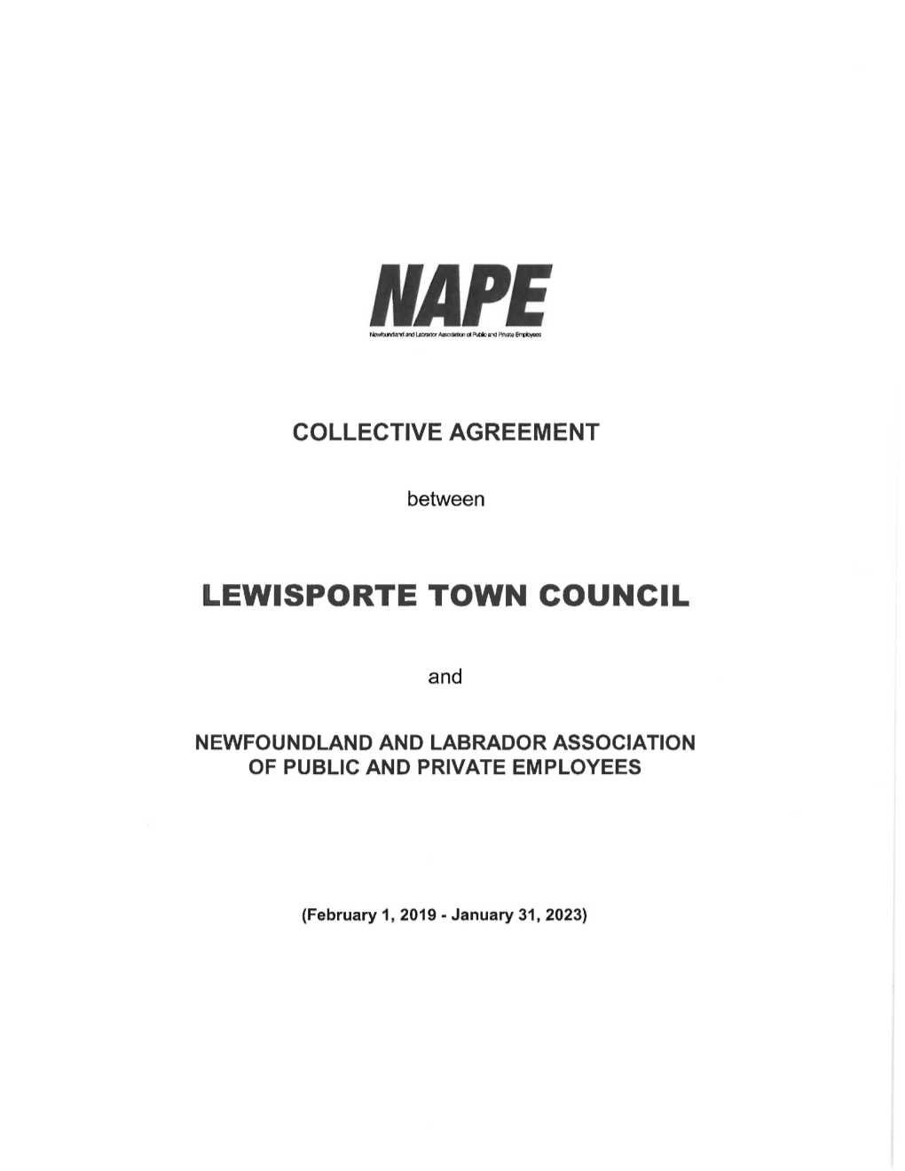 Lewisporte Town Council
